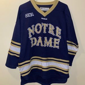 Authentic Notre Dame Reebok Hockey Jersey
